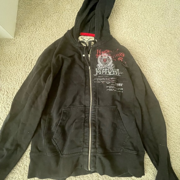 vintage black jacket - Picture 1 of 3